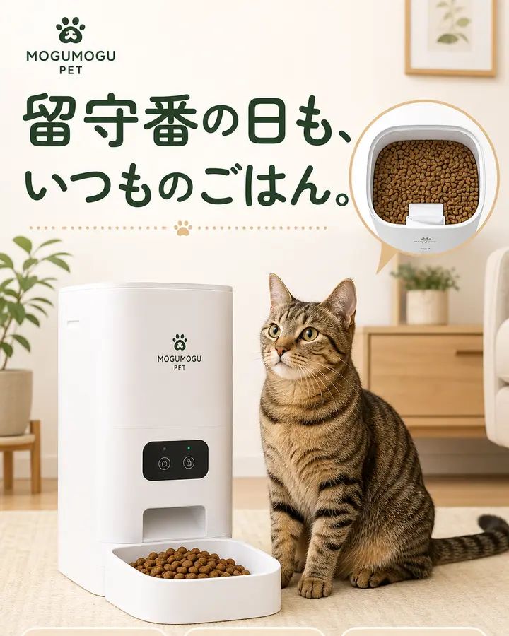自動給餌器の3大機能画像