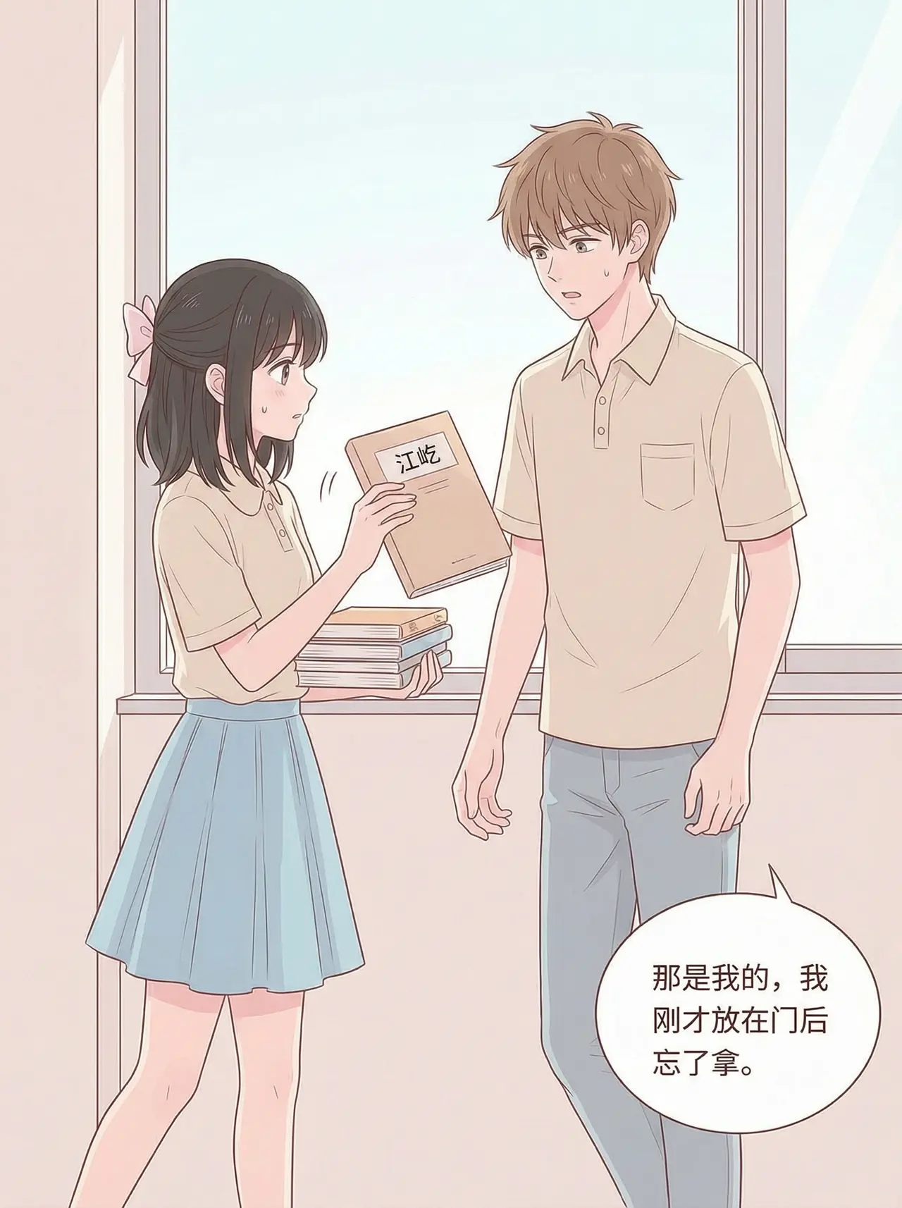 校园初遇小甜文漫画｜7页连续分镜 3