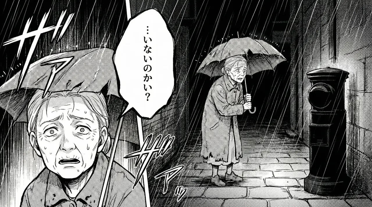 路地裏の猫と灯り 4