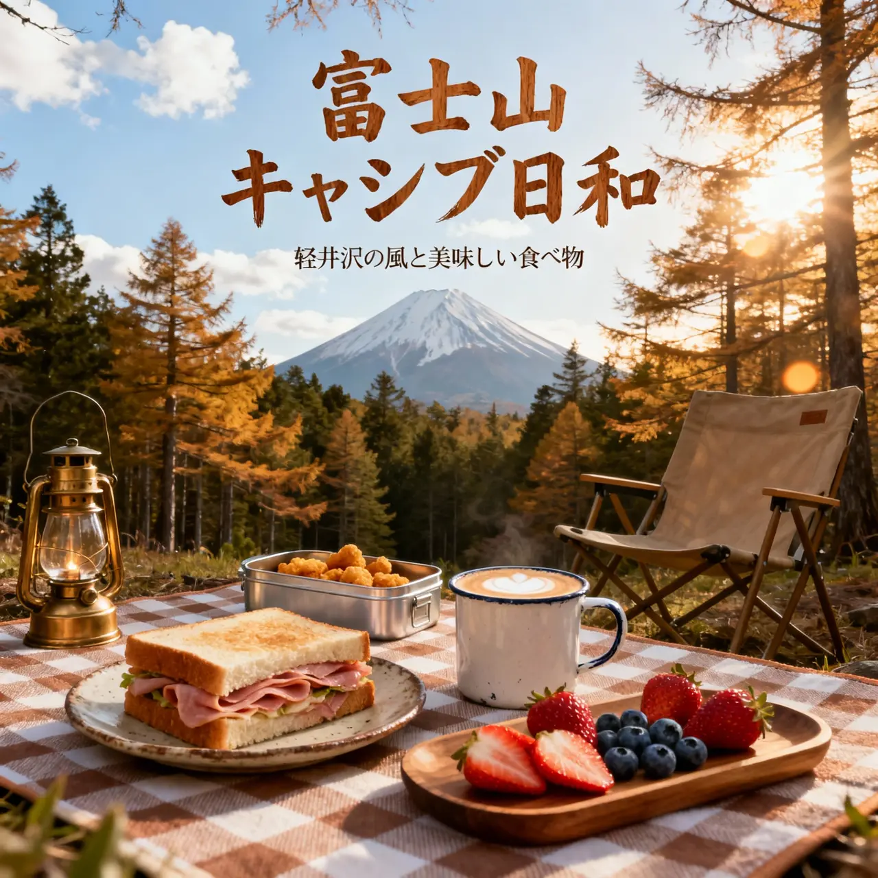 富士山軽井沢キャンプピクニック - Instagram表紙画像