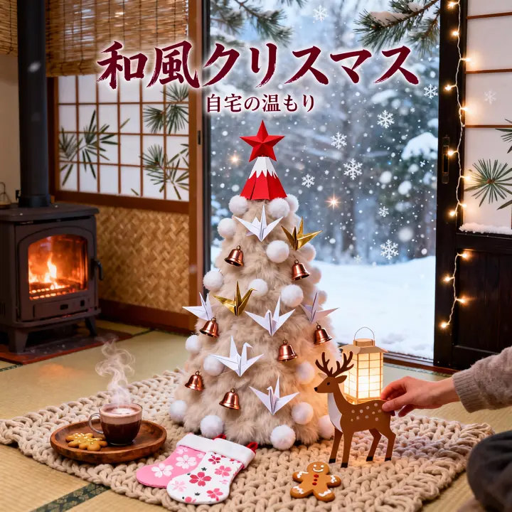 和風クリスマス封面画像 - 日式圣诞场景 — 1