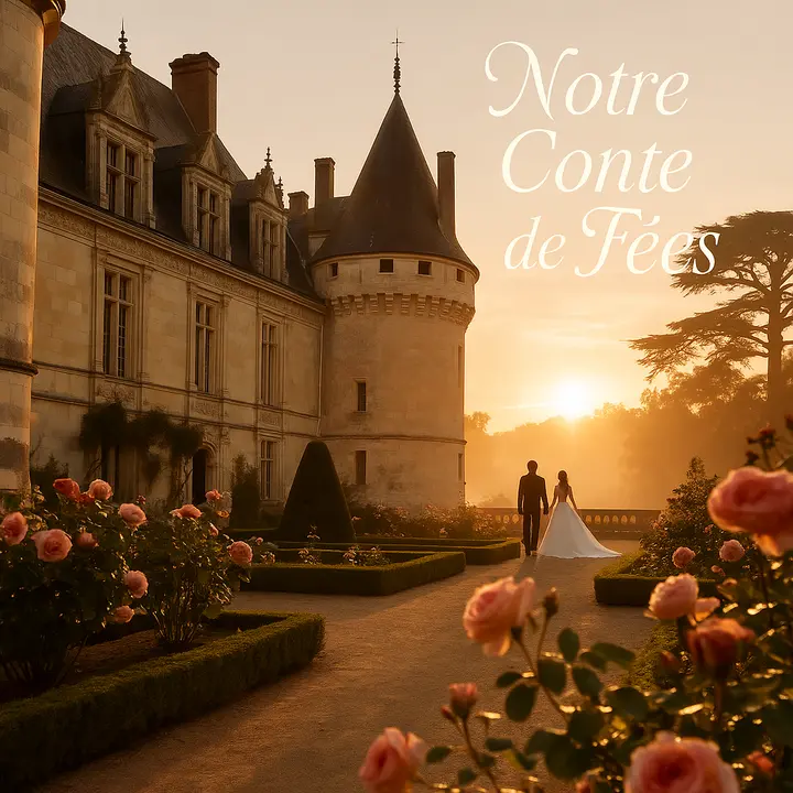 Château Exterior with Text — 2