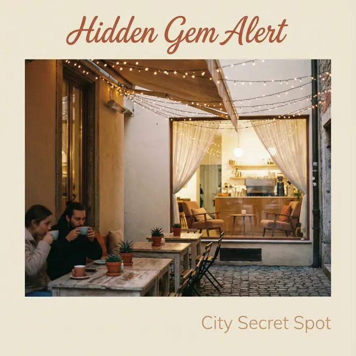Hidden Gem Café Social Media Images — 1