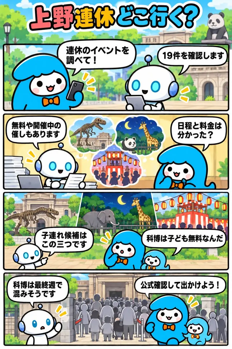 上野假期指南漫画