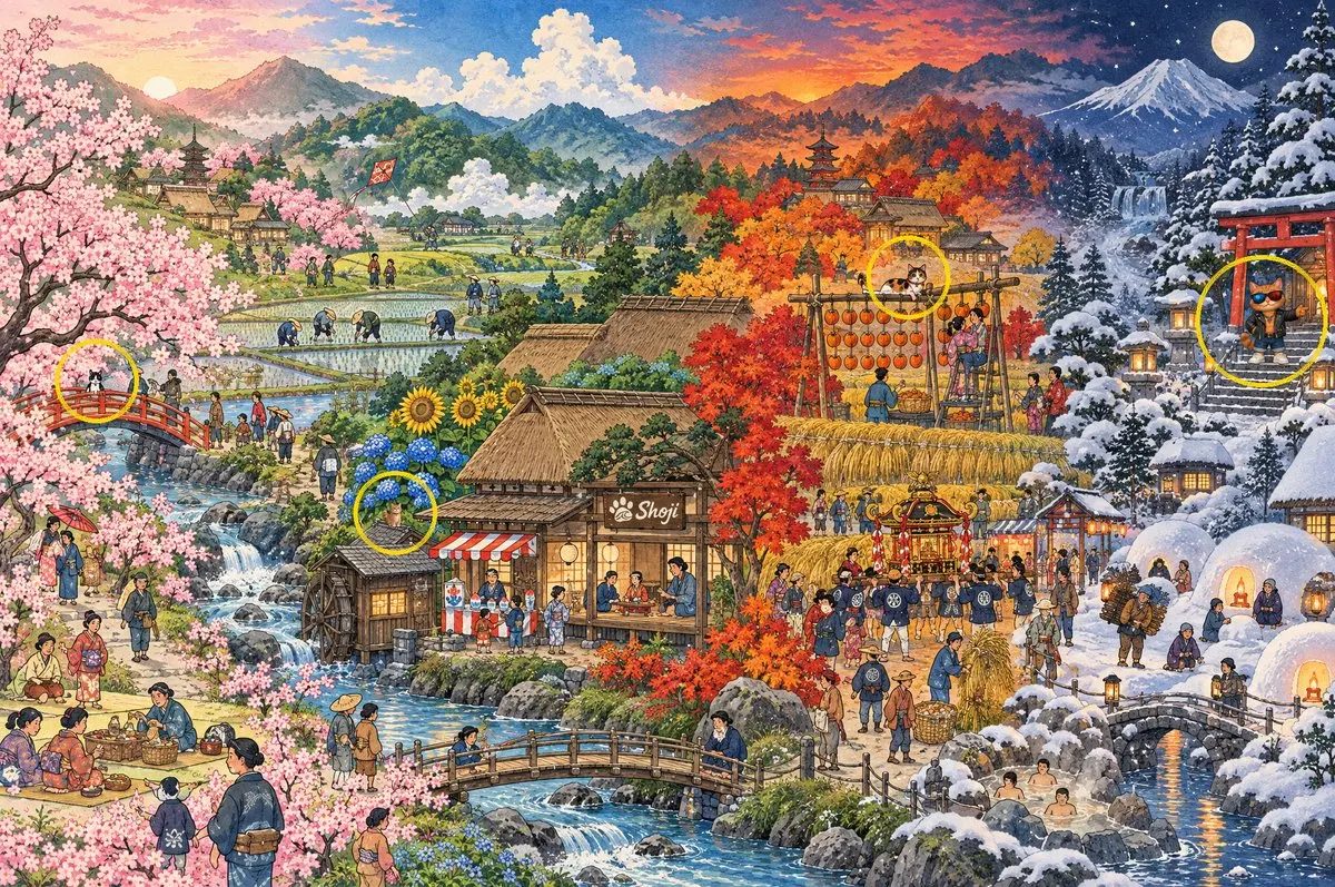四季日本村落