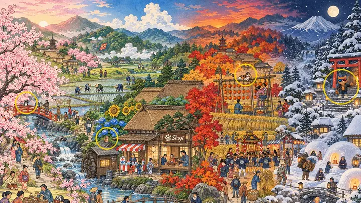四季日本村落