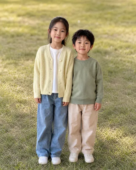 云朵假日｜法式田园兄妹写真套图