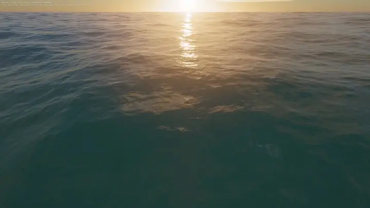 HTML 中的 WebGPU 海洋场景