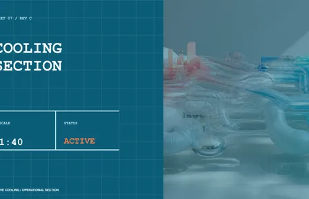 COOLING SECTION — TECHNICAL BLUEPRINT