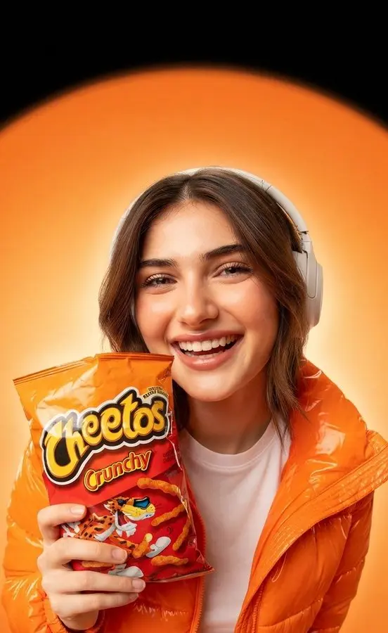 Cheetos 零食广告人像