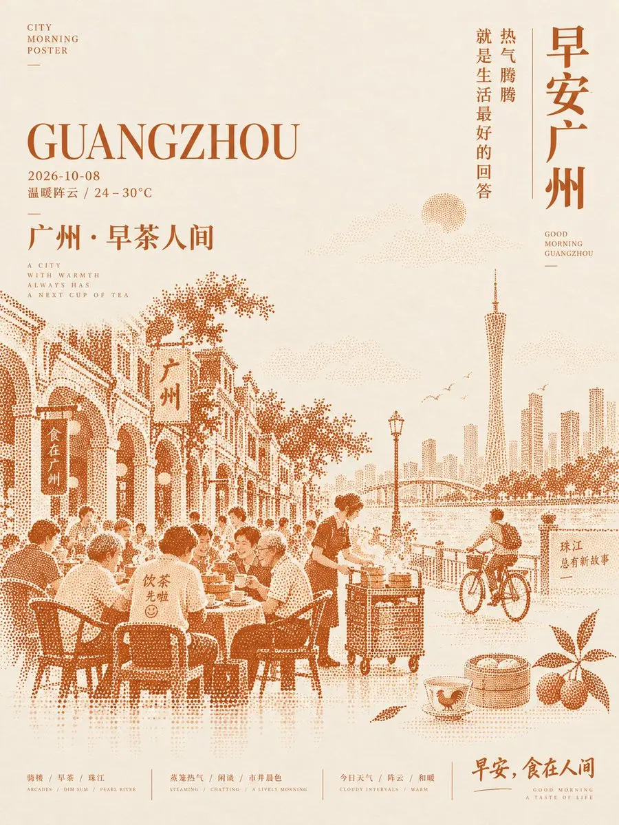 广州早茶海报