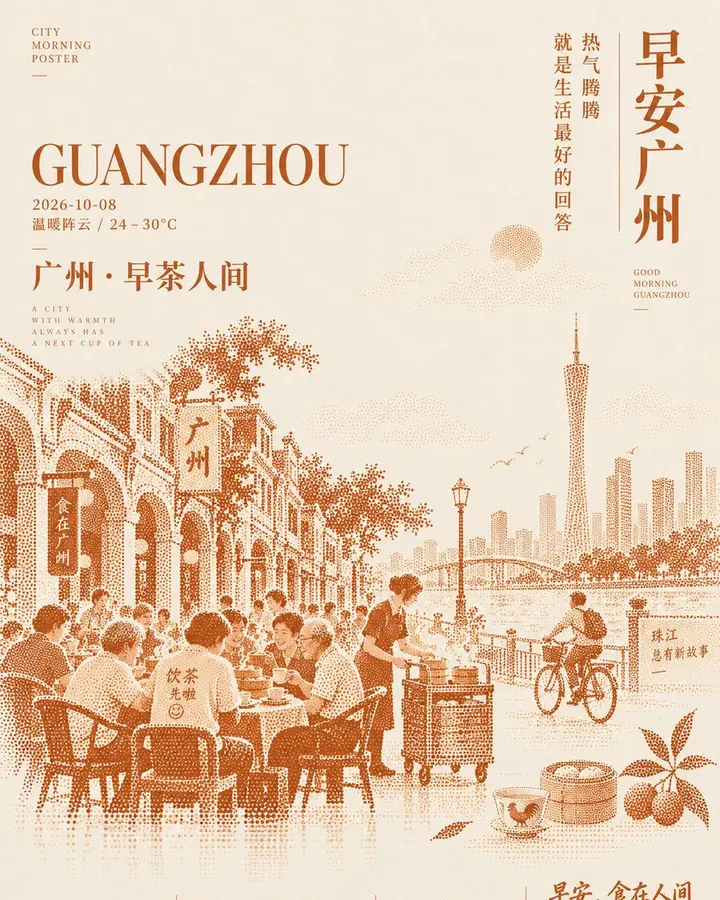 广州早茶海报