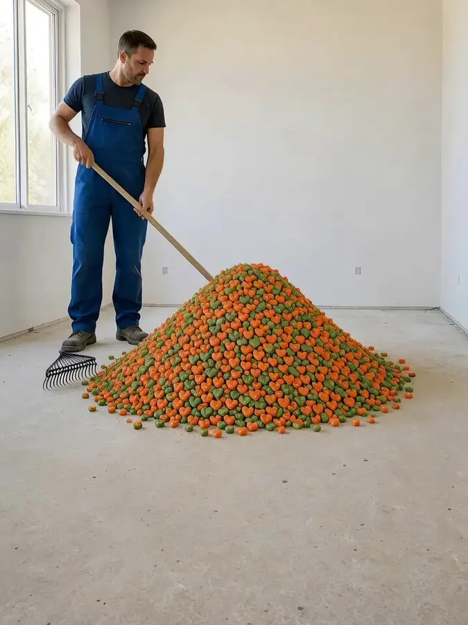 心形糖果地板翻新