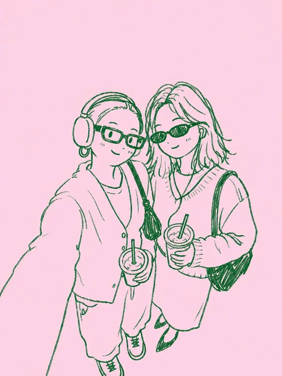 手绘时尚插画风格转换