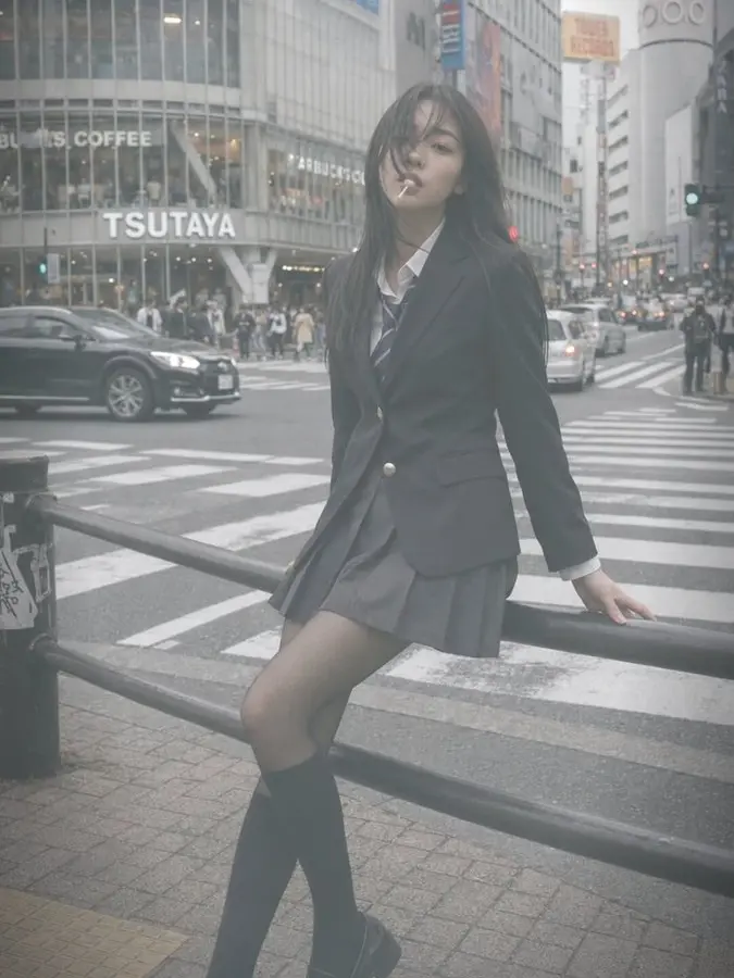 涩谷十字路口点阵动画