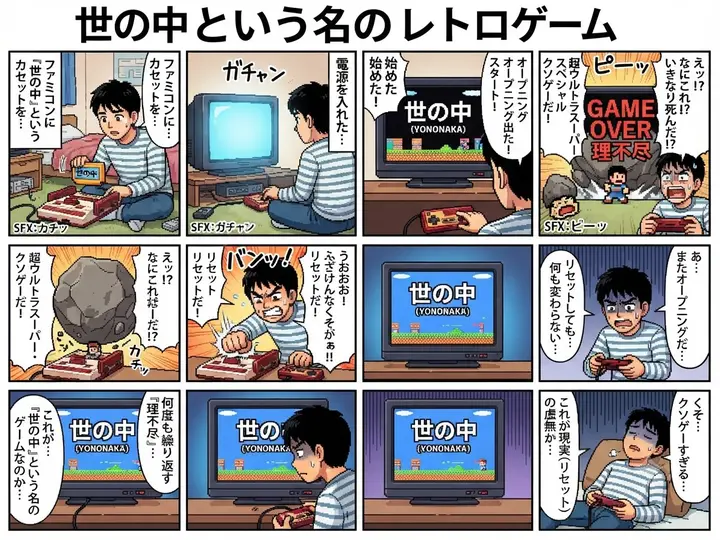 复古游戏主题漫画