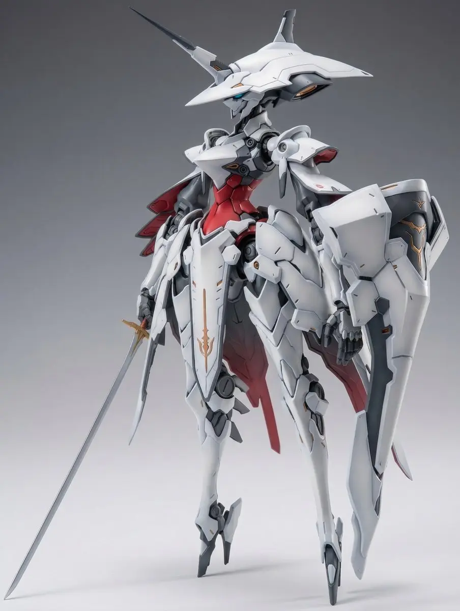 全装甲机甲少女概念艺术
