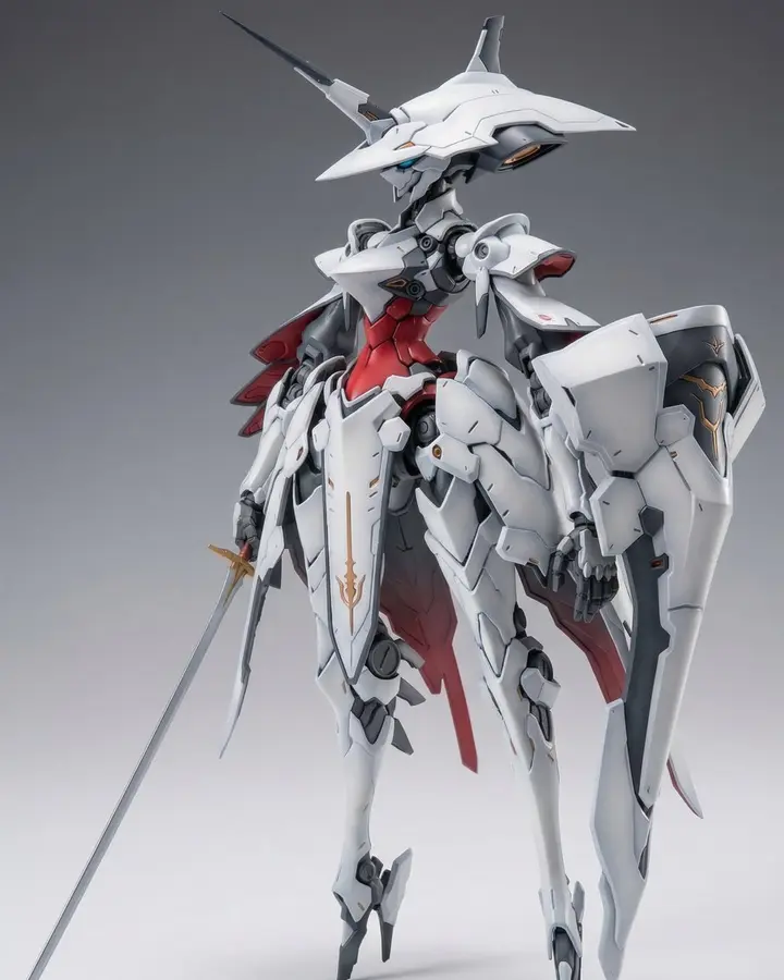 全装甲机甲少女概念艺术