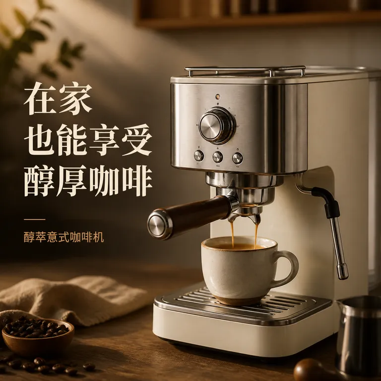 醇萃意式咖啡机·四屏商品详情页