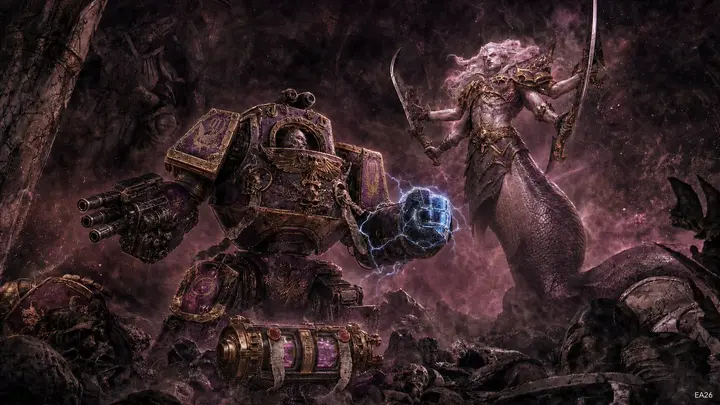 Warhammer 场景：Rylanor 对决 Fulgrim