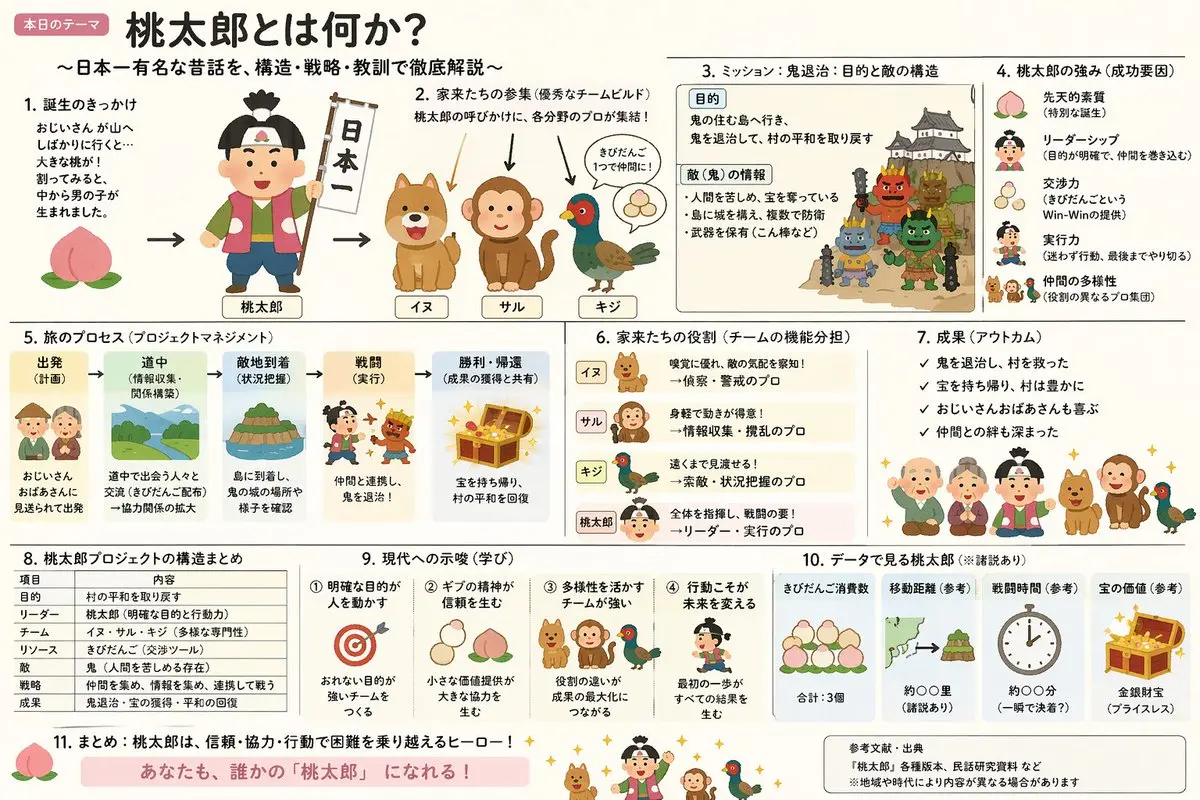混合风格的桃太郎讲解 Slides