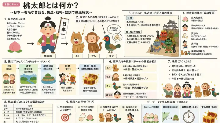 混合风格的桃太郎讲解 Slides