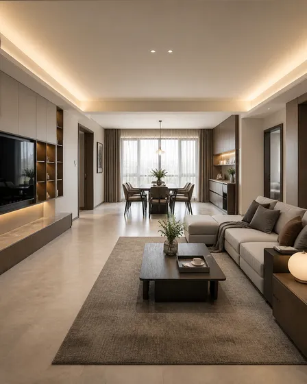 Vivienda modelo de distribución abierta