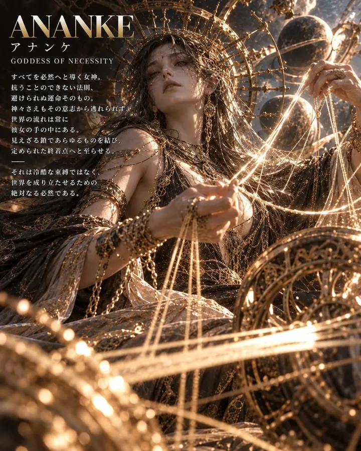 古希腊女神阿南刻海报