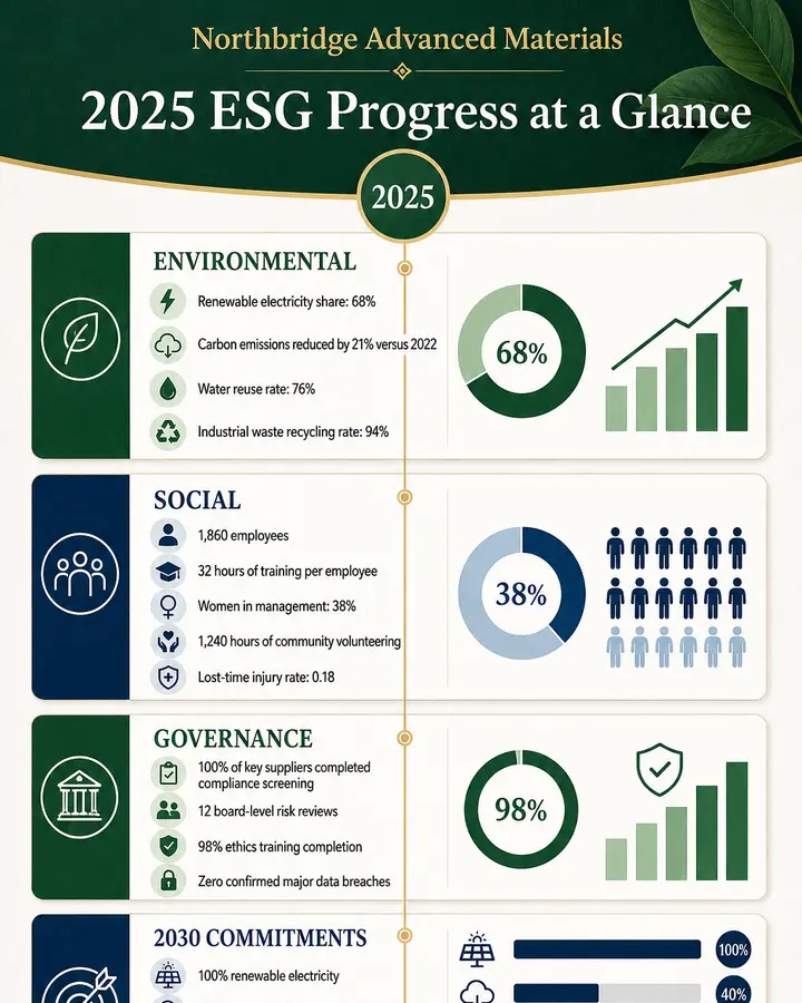 2025 ESG Progress at a Glance