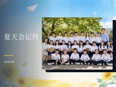 夏天会记得｜小学毕业纪念册样稿
