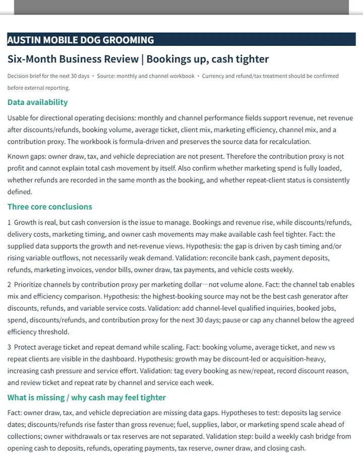 Austin Mobile Dog Grooming | Six-Month Business Review