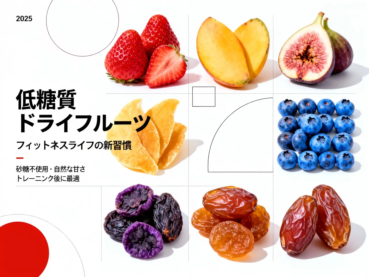 Low-Sugar Dried Fruits E-Commerce - 4 Distinct Styles