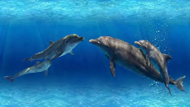 Dolphin Sunset Transition