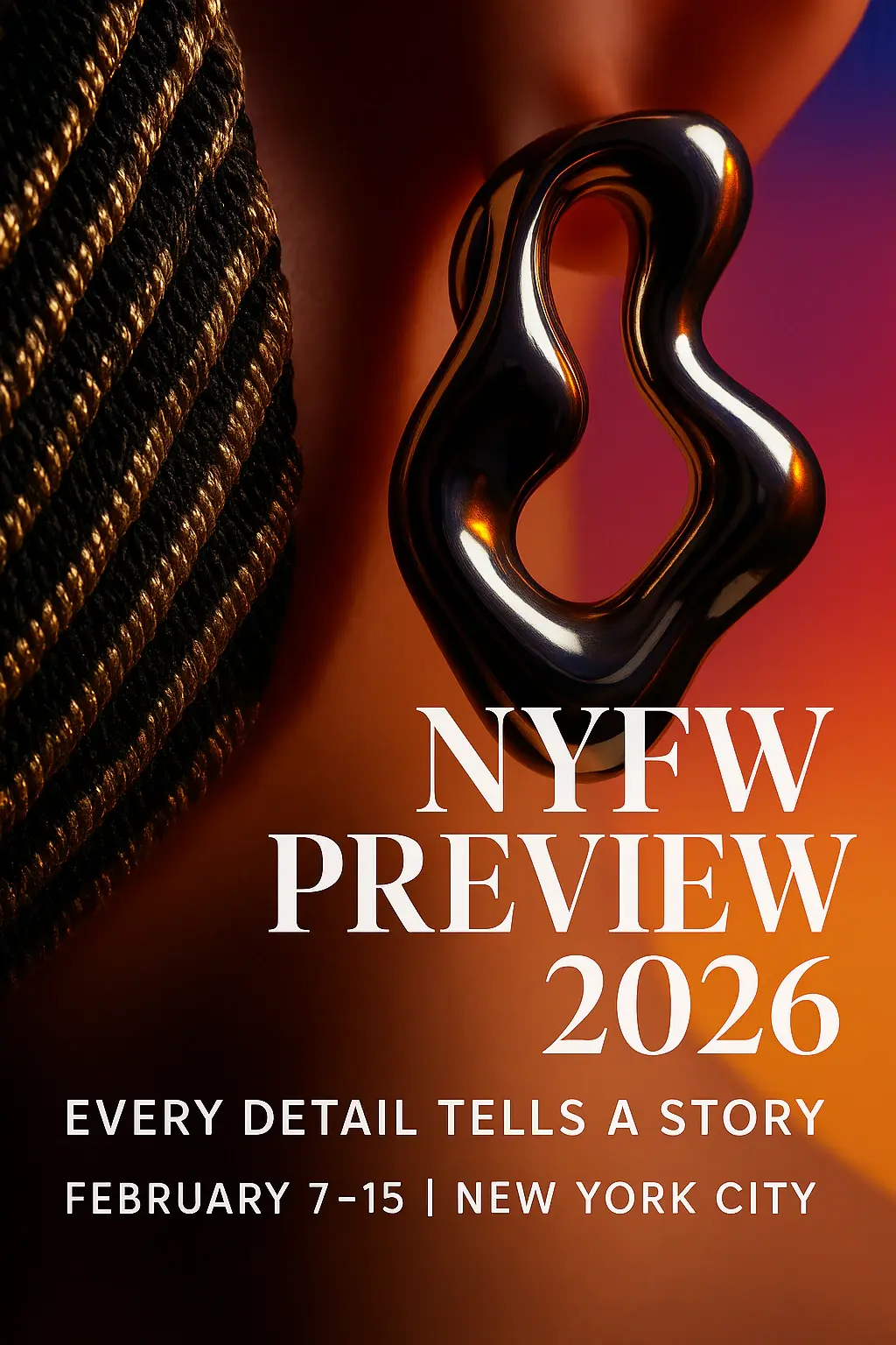 Carteles de lanzamiento de la colección NYFW 2026 3