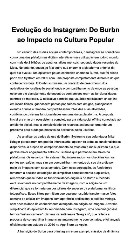 Evolução do Instagram: Do Burbn ao Impacto na Cultura Popular