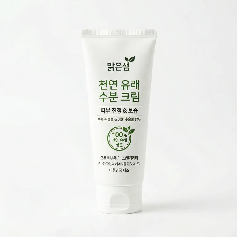 천연 성분 함유 한국 화장품 이커머스 그래픽 4장