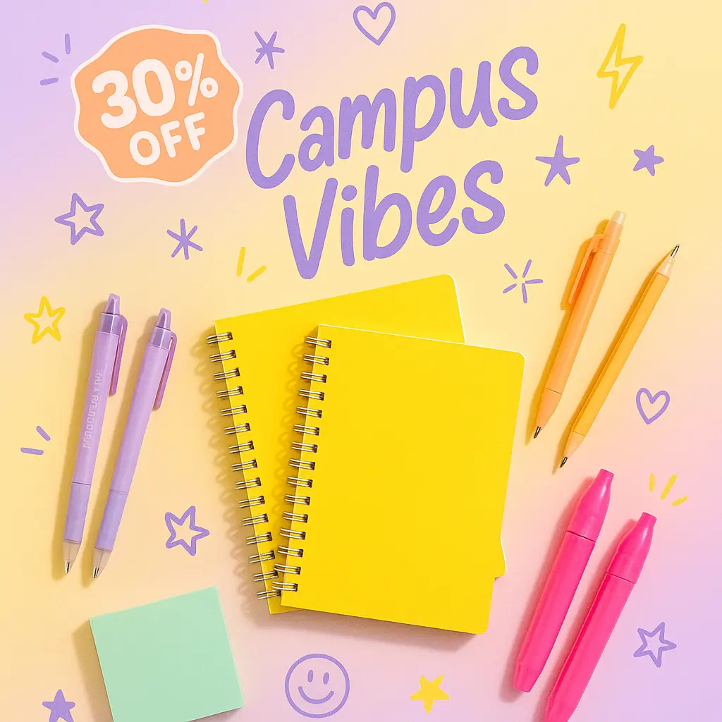 American Campus Stationery Special Offer - 4 Style Variations 4