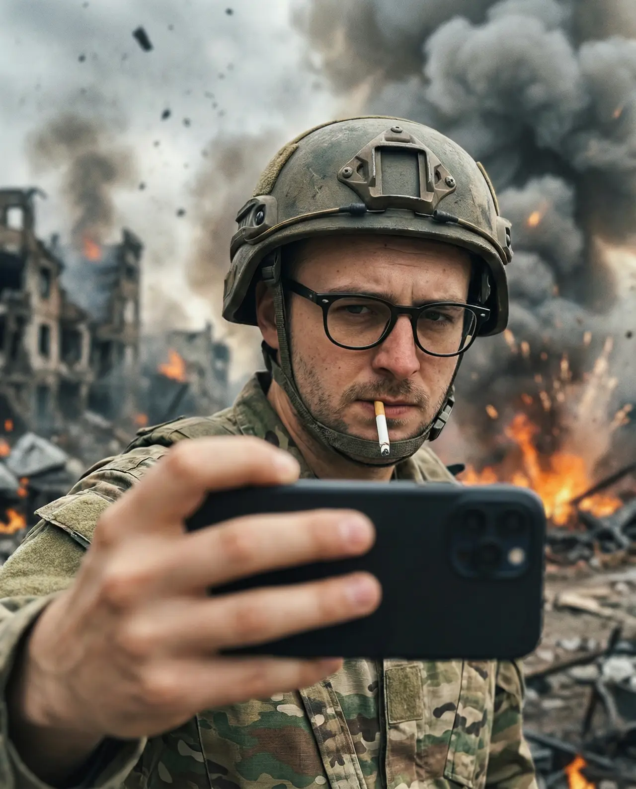 Battlefield Combat Photo Transformation