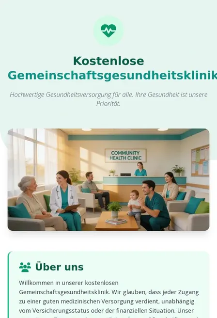 Kostenlose Gemeinschaftsgesundheitsklinik: Für Dich Und Unsere Gemeinde