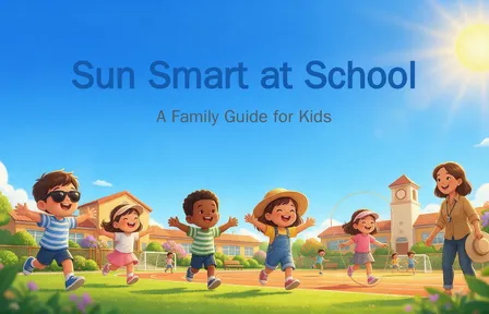 Sun Smart at School: A Family Guide for Kids