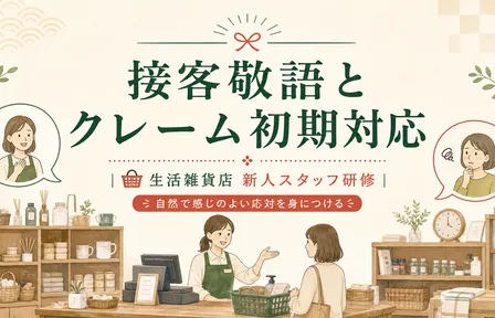 接客敬語とクレーム初期対応