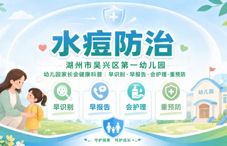 水痘防治｜幼儿园家长会健康科普PPT